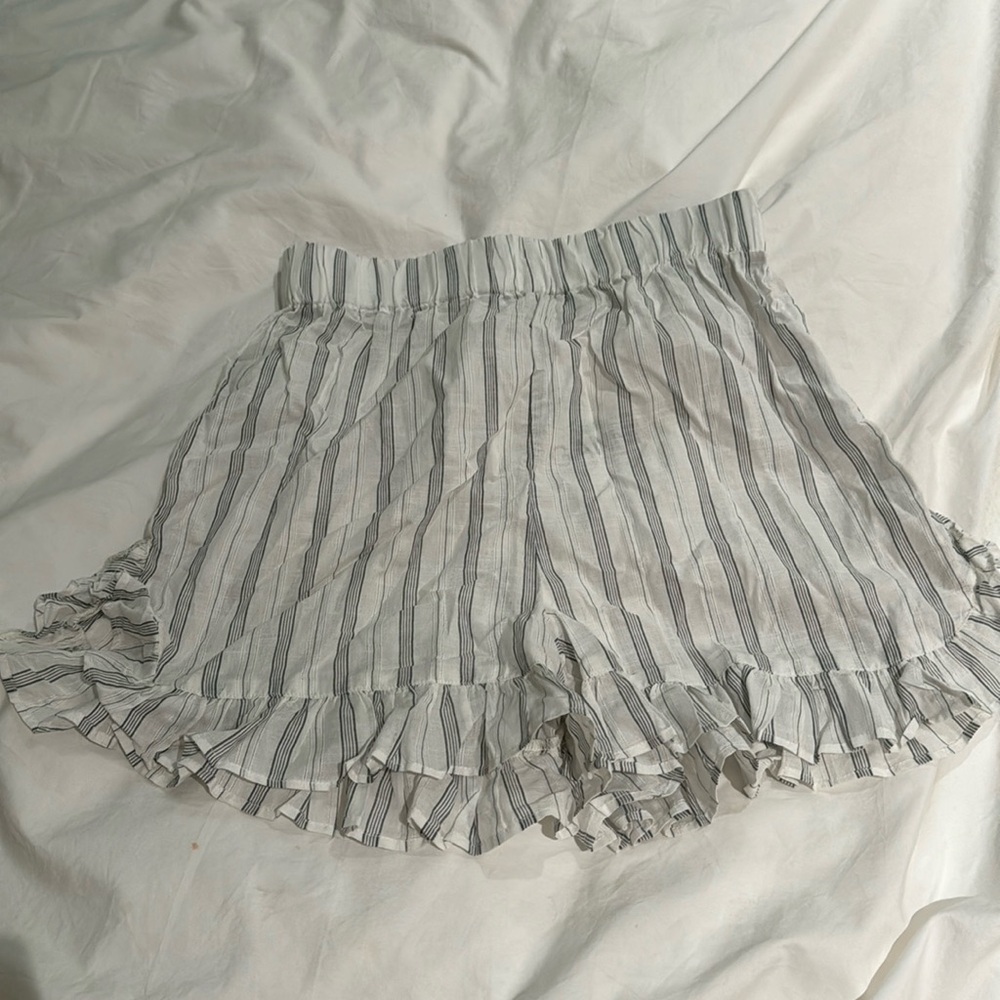 Ganni striped shorts